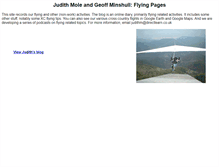 Tablet Screenshot of judithmole.net